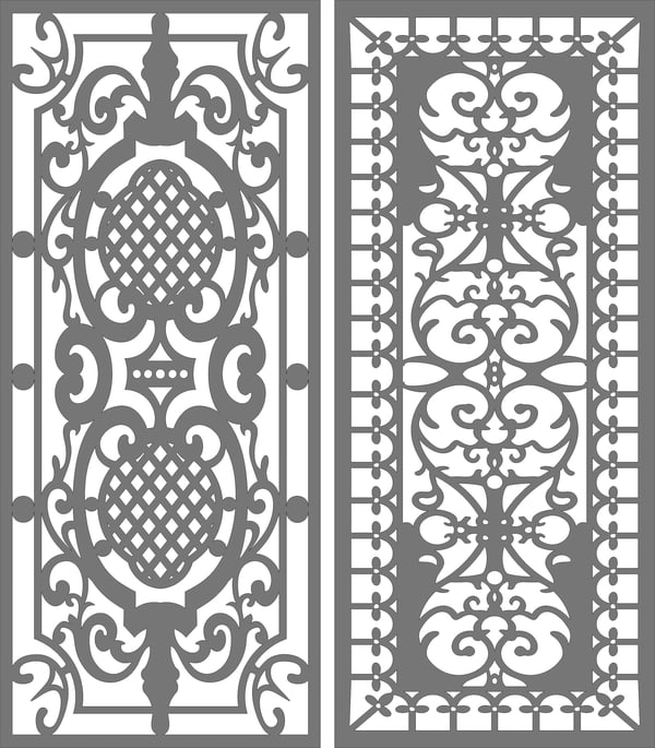 Screen Room Divider Seamless Design Patterns Free Vector File