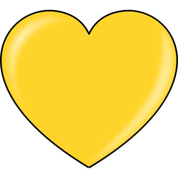 Secret London Gold Heart Vector SVG File | Vectors File