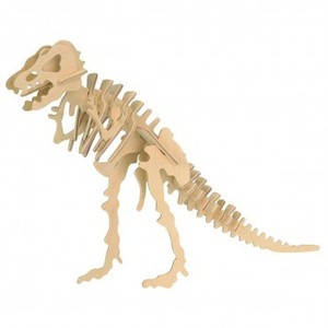 T rex 3D Puzzle Laser Cut DXF File