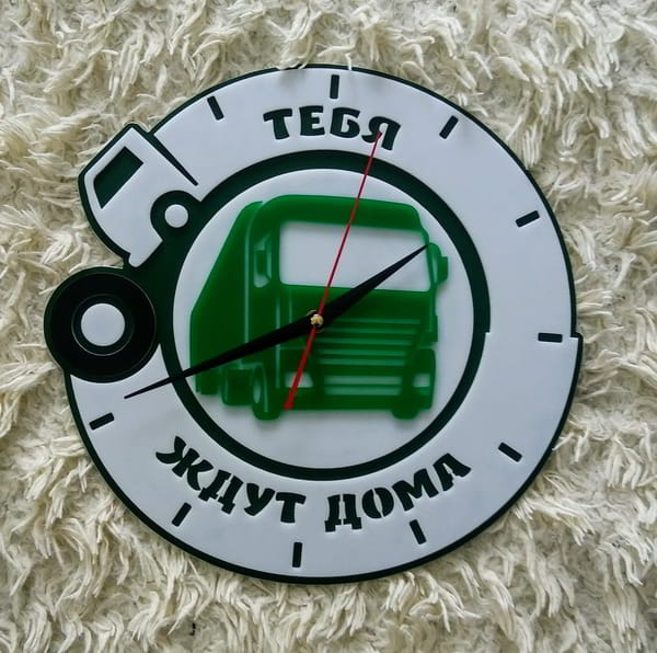 Tanker Clock Frame CDR File