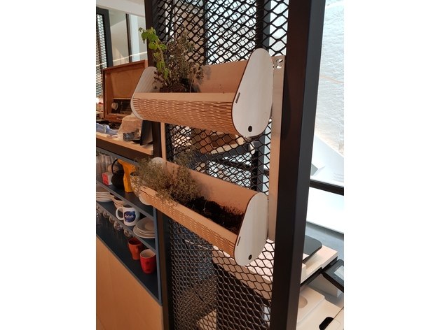 Vertical Garden Laser Cut DXF File