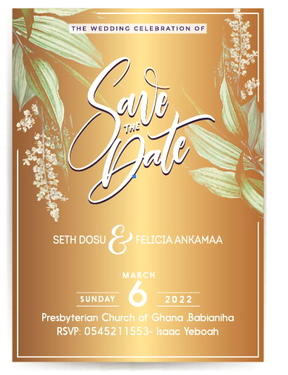 Wedding Invitation Card Template Elegant Classical Leaves Free Vector
