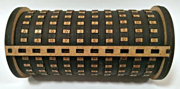 Wooden Name Stamping Device DXF Vectors File