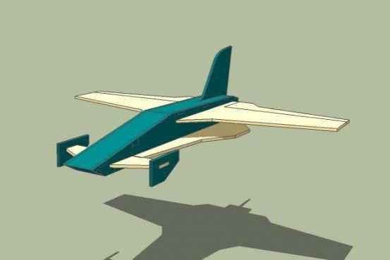 Wooden Shuttle CDR Vectors File