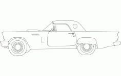 57t Bird Car DXF File