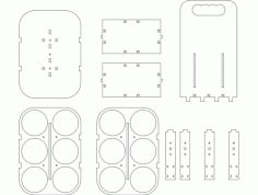 6 Packer Free CDR File For CNC CDR File