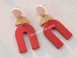 Laser Cut Pendant Earring Jewelry Template