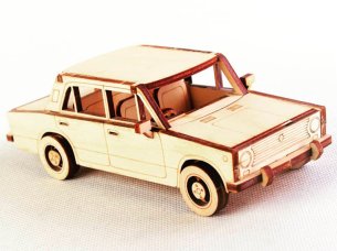 VAZ 2101 Laser Cut Car 3D Puzzle Toy Model Kit