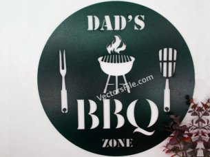 Laser Cut BBQ Wall Art Sign for Wall Decor Idea