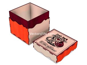 Laser Cut Watch Box Wooden Gift Box Design Jewelry Box