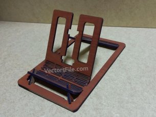 Laser Cut Portable Phone Desk Stand Holder