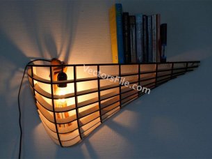 Laser Cut 3D Wooden Puzzle Display Wall Shelf Template