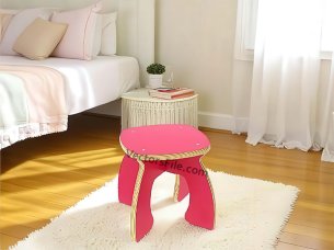 Laser Cut Wooden Kids Stool Furniture Template