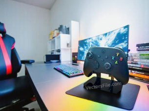 Laser Cut PS5 and Xbox Controller Acrylic Stand