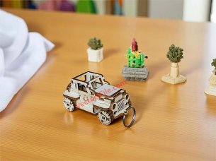 Laser Cut Miniature Toy Car 3D Puzzle Model Kit