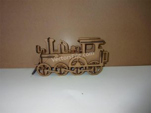Laser Cut Locomotive 3D Puzzle Steam Train Toy Model Kit