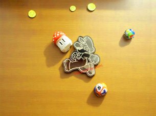 Laser Cut Mario Cartoon Character Acrylic Keychain Template