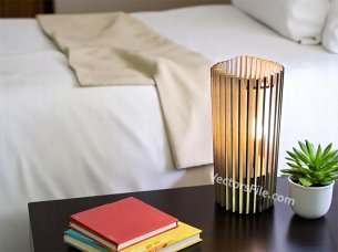 Laser Cut Wooden Spiral Table Lamp Shade Design