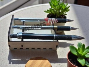 Laser Cut Pen Jig Wooden Stand for Laser Engraving