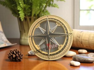 Laser Cut 3D Puzzle Multi layered Compass Model Kit
