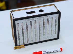 Laser Cut Wooden Umrah Saving Box Money Box Template