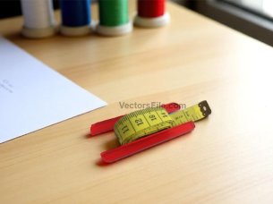 Laser Cut Soft Ruler Holder Template Vector File