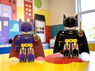 Superhero Batman Laser Cut 3D Puzzle Toy Model Kit