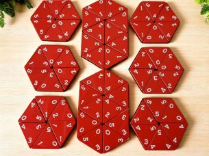 Laser Cut Triominos Triangle Board Game Template