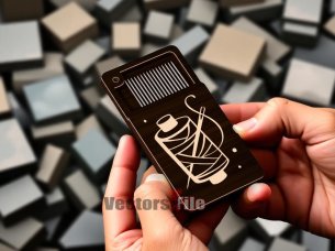 Laser cut Needles Storage Box Template