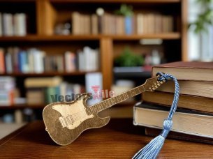 Laser Cut Keychain Guitar Template