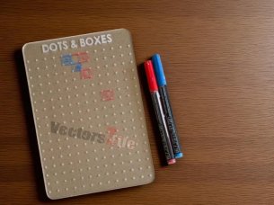 Dots and Boxes Laser Cut Acrylic Board Game Template