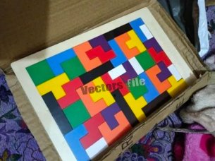 Laser Cut Wooden Intelligence Puzzle Board Game Template