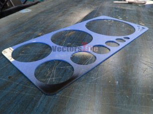 Laser Cut Acrylic Drafting Circle Gauge Template