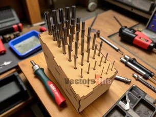 Laser Cut Chucking Reamer Tools Holder Stand