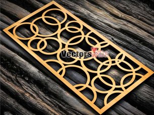 Laser Cut Circle Shape Grill Design Jali Pattern