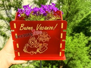 Laser Cut Flower Pot Acrylic Plant Indoor Pot Template