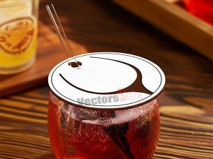 Laser Cut Wooden Drinking Glass Cover Template