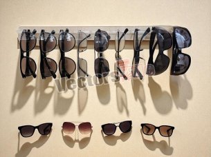 Laser Cut Sunglasses Wall Mounted Holder Acrylic Stand