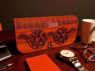 Laser Cut Glasses Case Wooden Sunglasses Gift Box Template