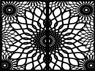 Laser Cut Modern Jali Design for Interior and Exterior Decor