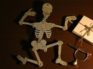 Laser Cut Skeleton 3D Puzzle Model Kit