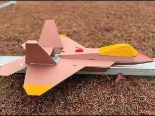 Laser Cut Cardboard Aircraft Plane 3D Puzzle Model