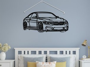 BMW 4 Series Car Laser Cut Wall Art Design for Home Decor