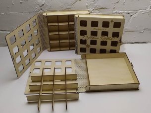 Laser Cut Books Shaped Gift Box Design