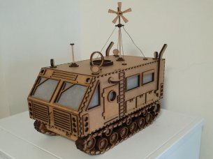 Laser Cut Kharkovchanka 3D Puzzle Model Kit