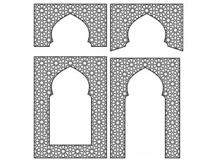 Islamic Background Design Islamic Event Gate Border Decoration