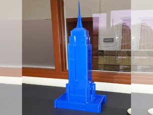 Laser Cut 3D Puzzle Empire State Building Acrylic Model Kit