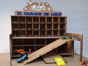 Laser Cut Multi Level Parking Garage for Toy Cars Building Model