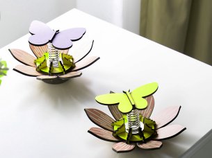 Laser Cut Wooden Butterfly Table Top Decoration Item
