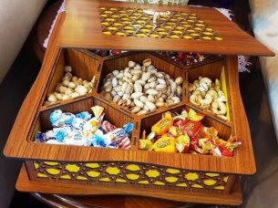 Laser Cut Wooden Dry Fruit Gift Box Template